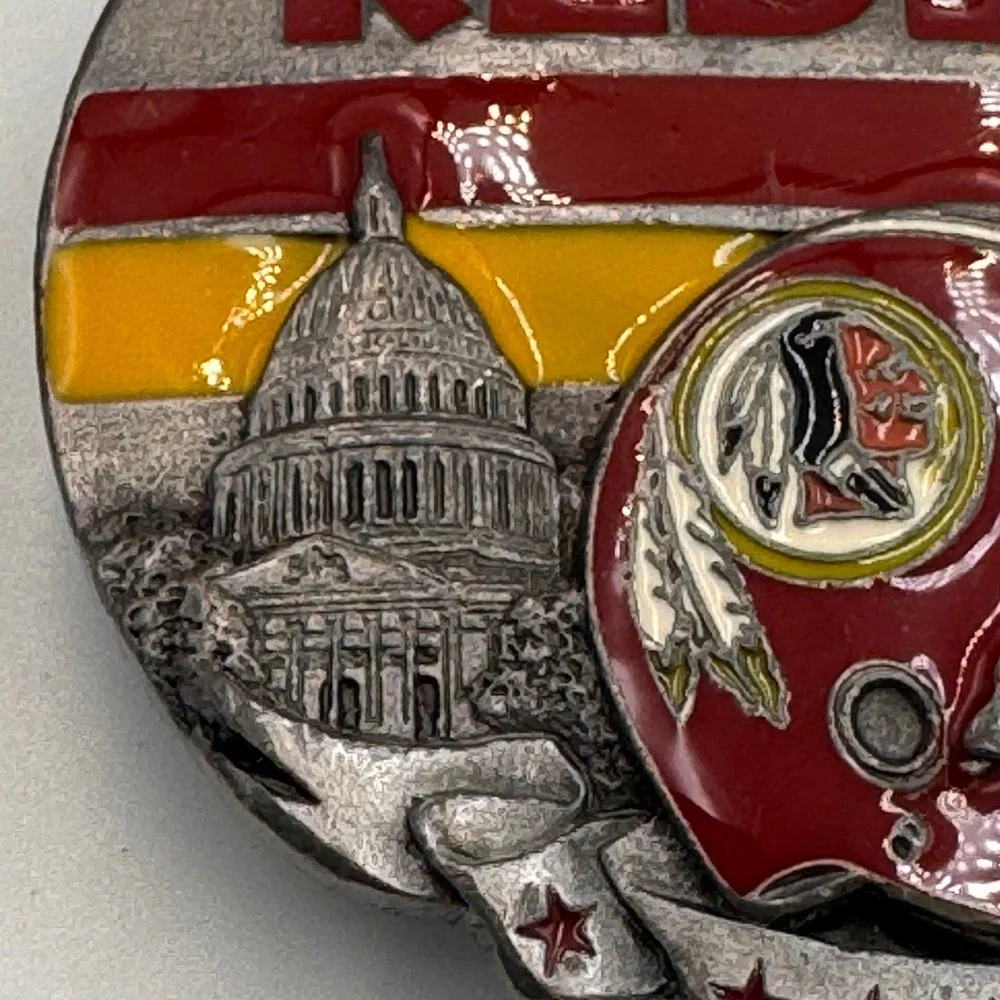 Vintage 1993 Siskiyou Washington Redskins NFL Belt Buckle Limited Edition 2623